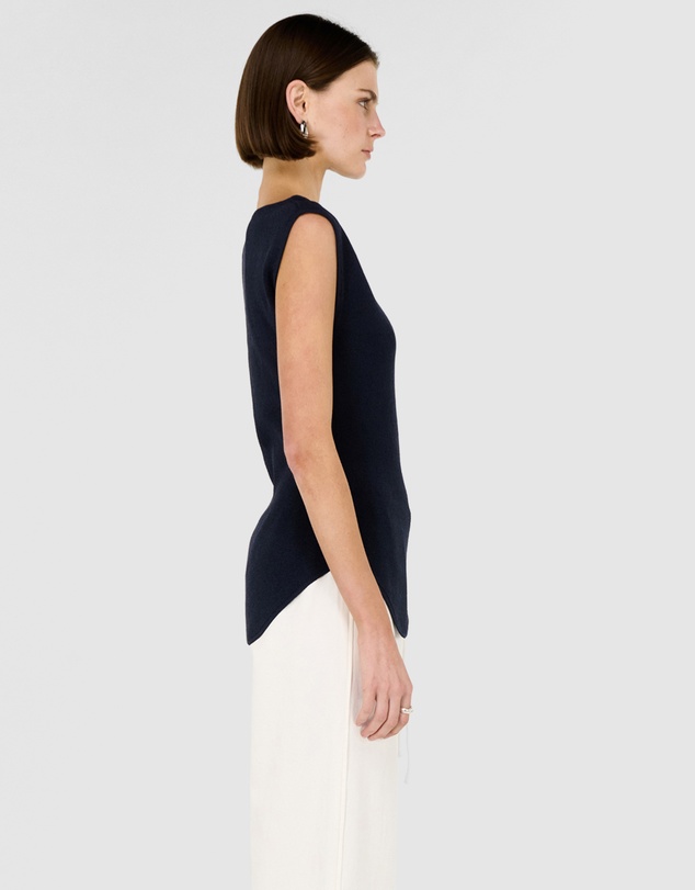 Staple the Label - Cassian Asymmetrical Knit Top