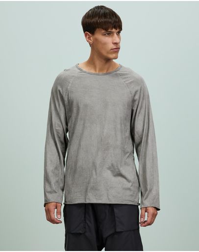 Slub Dark Grey Pigment Hand Dye