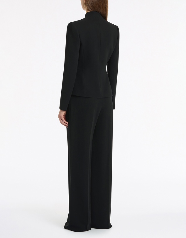 Carla Zampatti - Black Crepe Fitted Jacket