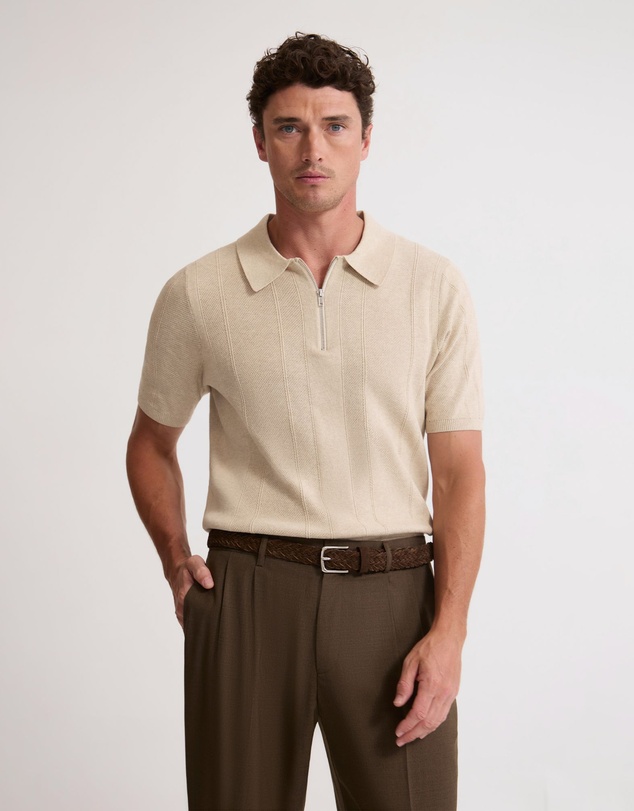 Oxford - Remy Zip Neck Polo