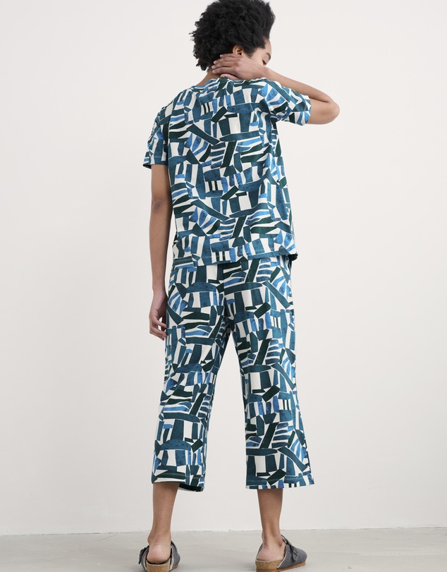 Seasalt - Seasalt Cornwall Teal Moonlight Pyjamas