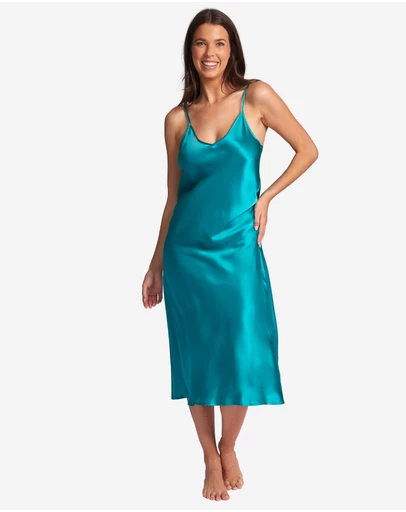 Love and Lustre - Silk Slip 3/4 Length