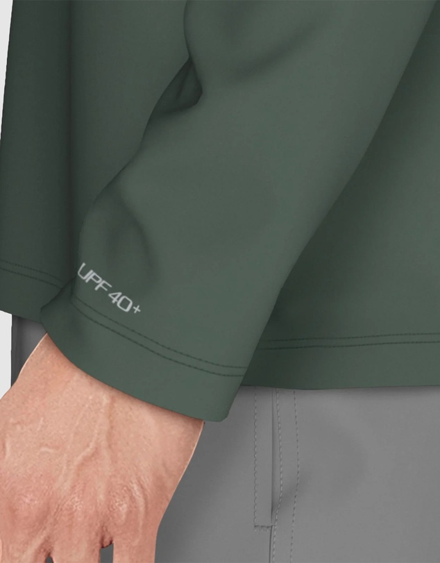 Nike - Gothic Letter Long Sleeve Hydroguard Top