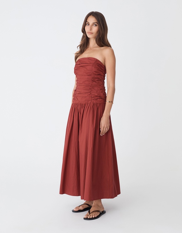Forcast - Cathy Cotton Modal Midi Dress