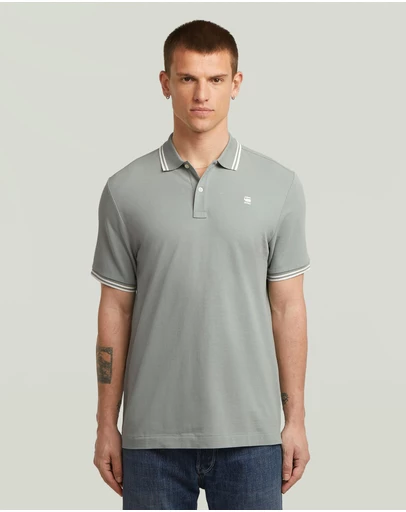 G-Star - Dunda slim stripe polo s\s