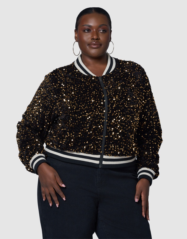 Sunday In The City - Sunday Girl Sequin Bomber