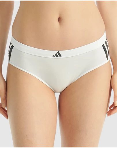 adidas Sportswear - Active Essentials Cotton 3 Stripes Hipster Brief