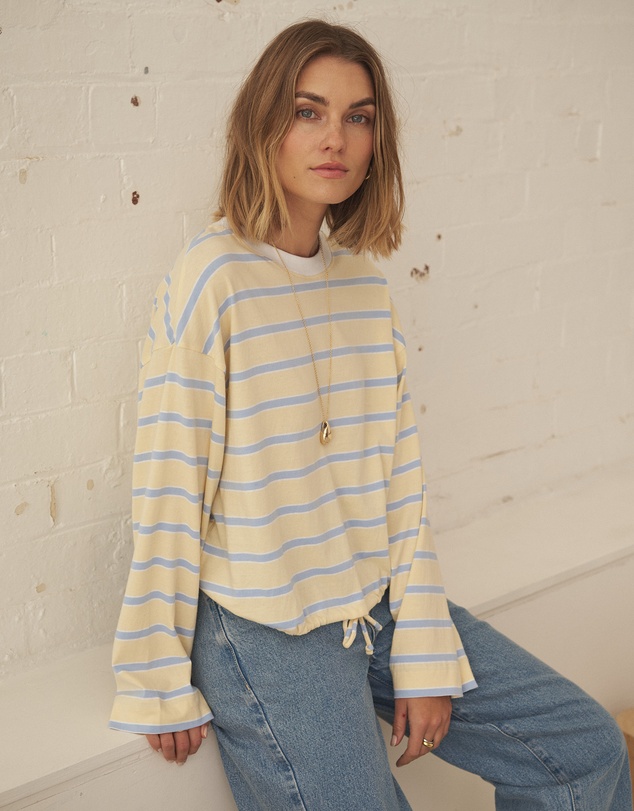 Ceres Life - Beau Tie Slouchy Tee