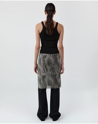 St. Agni - Savannah Silk Wrap Skirt