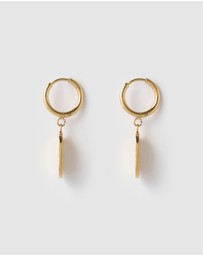 Arms Of Eve - Mendoza Gold Huggie Earrings