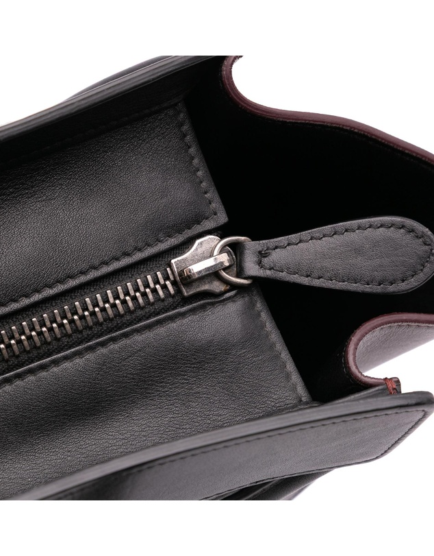 Pre-Loved by Azura Reborn - Pre-Loved Micro Tricolor Leather Luggage Tote