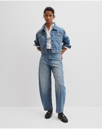 Country Road - High Rise Barrel Jean