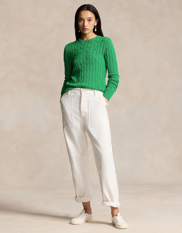 Polo Ralph Lauren - Cable-Knit Cotton Crewneck Sweater