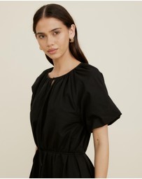 The Fated - Paisley Belted Maxi Dress