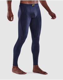 SKINS - SKINS Compression Men's Series-5 Gym/Running Long Tight Navy Blue