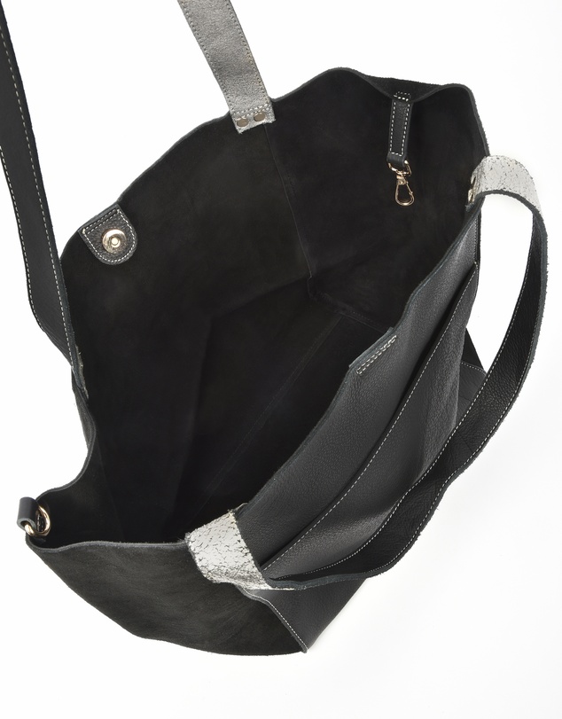 Cobb & Co - Phoenix Suede & Metallic Contrast Tote