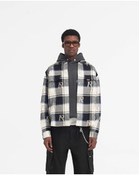 Represent - All Over Initial Flannel Shirt