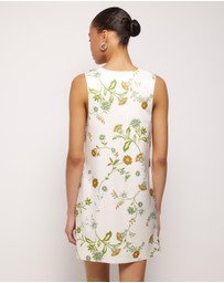 AERE - Tarsha Satin Shift Mini Dress