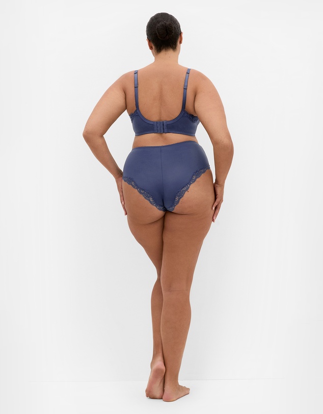 City Chic - Plus size Fifi Hi Waist Shorty - french navy