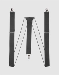 Buckle - Australian Made Plain Y Back Braces. 35mm width.
