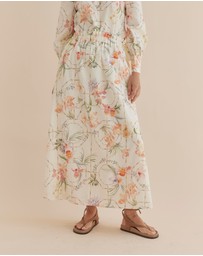 Amelius - Orangerie Bow Detail Maxi Skirt