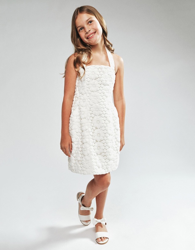 Bardot Junior - Priscila Crochet Halter Dress - Kids