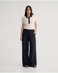 Oxford - Monique Rib Polo Knit