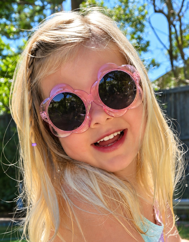 Sunbug - Pink Flower Sunglasses