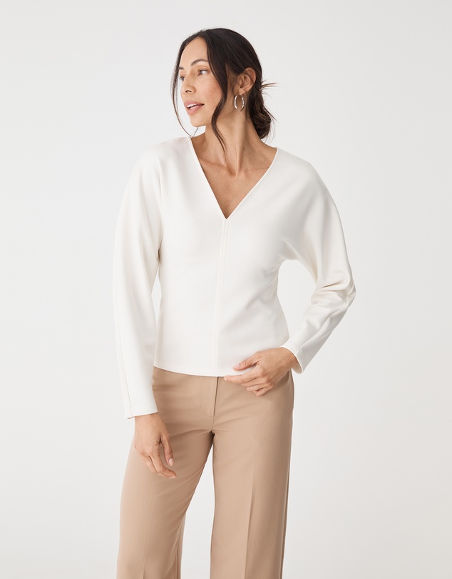 Forcast - Tate V-Neck Dolman Sleeve Top