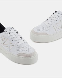 Armani Exchange - Kurt Low Cut Suede Sneakers