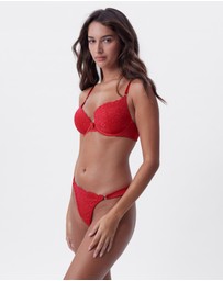 Bras N Things - Bethany Essentials Contour Bra - Red