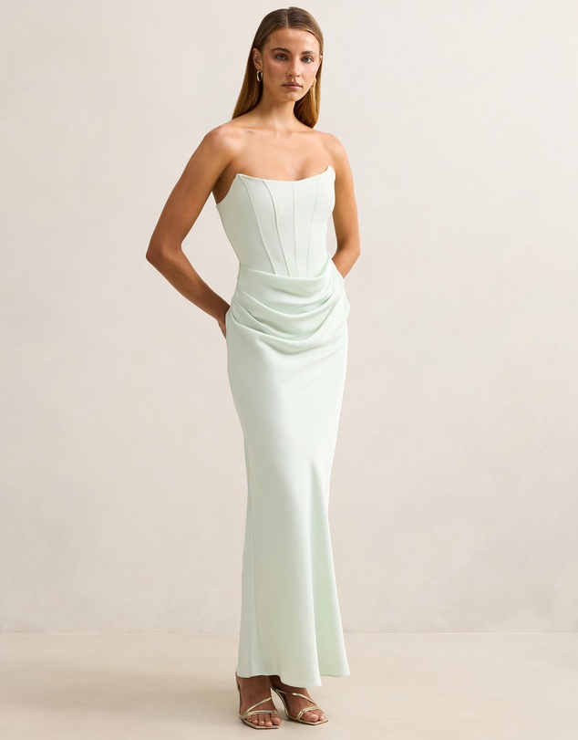 Forever New - Isra Drape Strapless Maxi Dress