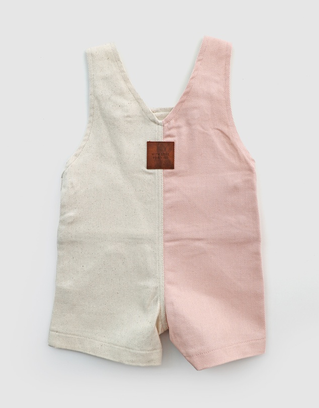WITH LOVE FOR KIDS - Everett Short Denim Overalls - Babies - Kids