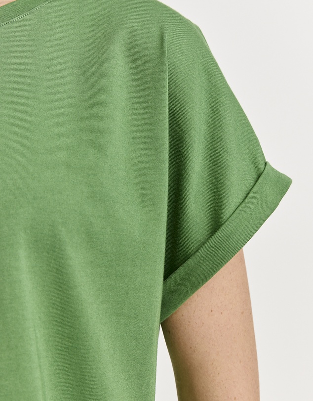 Toorallie - Roll Sleeve Organic Cotton Tee