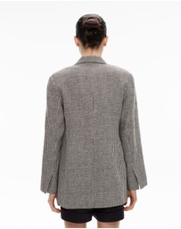 Witchery - Houndstooth Double-breasted Blazer