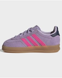 adidas Originals - GAZELLE INDOOR COMFORT CLOSURE ELASTIC LACE SHOES Infants