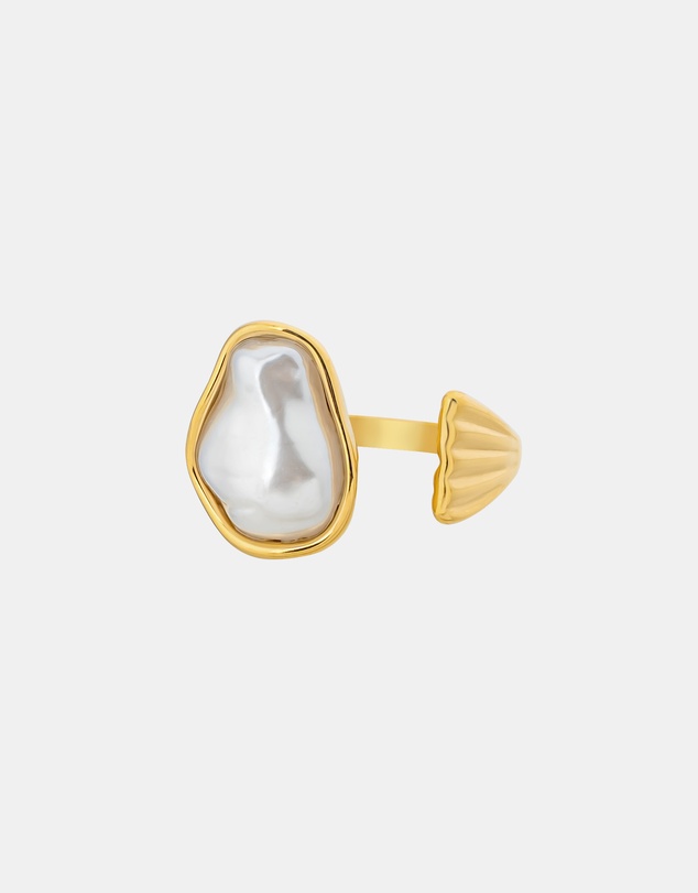 Zoe Olivia - Waterproof Luna Pearl Adjustable Ring
