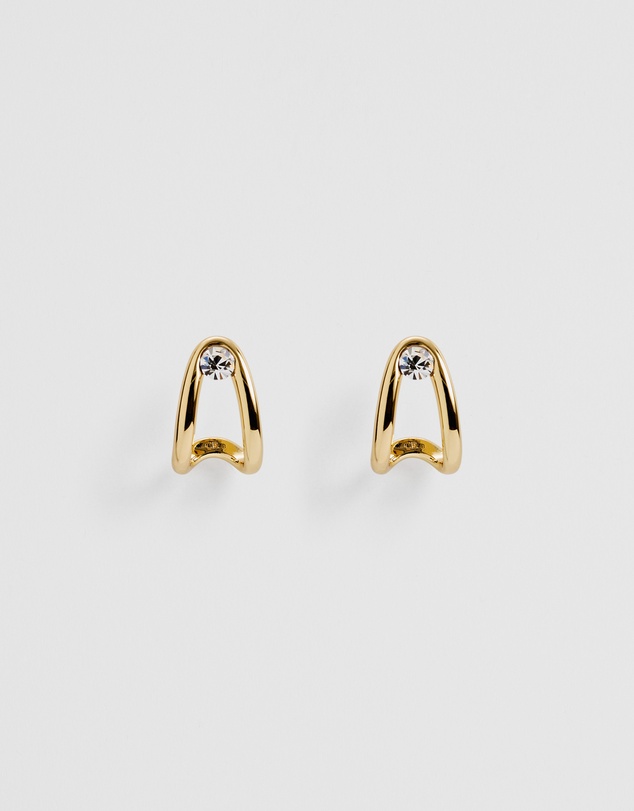 Country Road - Zoey Crystal Huggie Earring