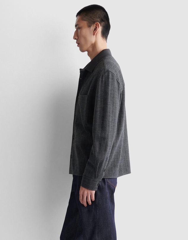 COS - Relaxed Pinstriped Wool-Blend Shirt