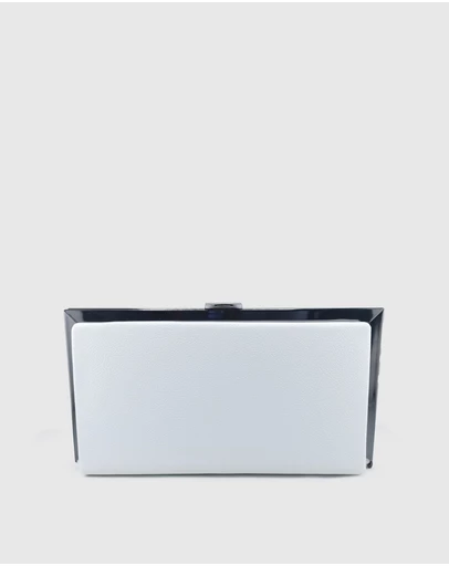 Izoa - Amanda Clutch Gunmetal