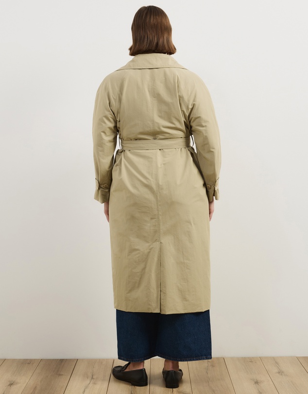 Atmos&Here Curvy - Cora Lightweight Trench Coat