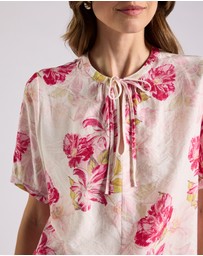 David Lawrence - Argon Linen Blend Blouse