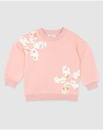 Bebe by Minihaha - Emmy Flowers Sweatshirt 3-7 Yrs