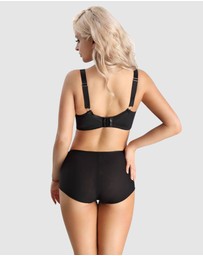 Nessa - Linda Wired Unlined Large Cup Bra with Mesh