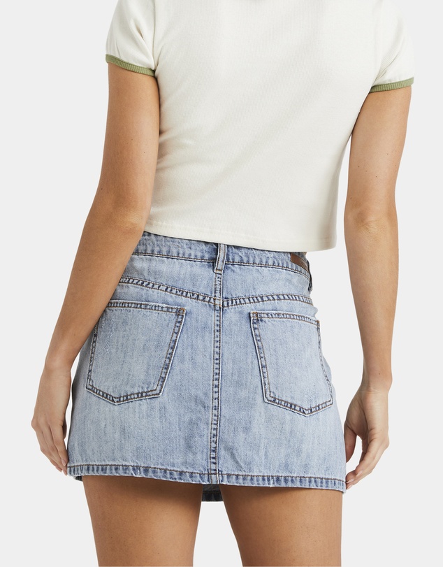 Billabong - Womens Frankie Denim Mini Skirt