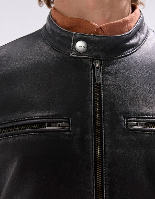 Marcs - Oaks Leather Biker Jacket