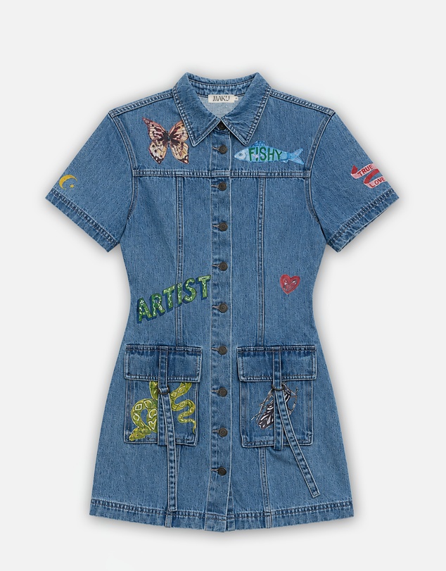 MAKU - Tattoo Denim Dress