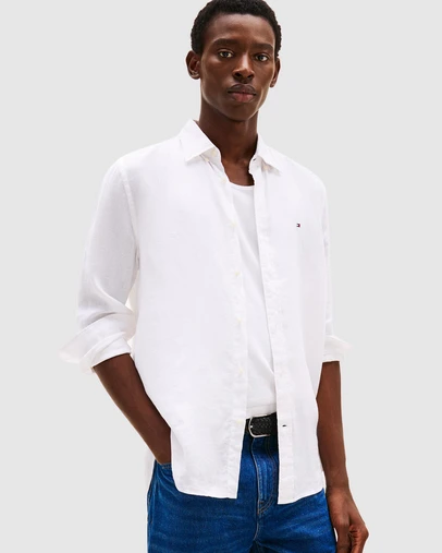 Tommy Hilfiger - Pigment Dyed Linen Regular Fit Shirt