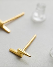 Native Sol - Lightning Bolt Studs