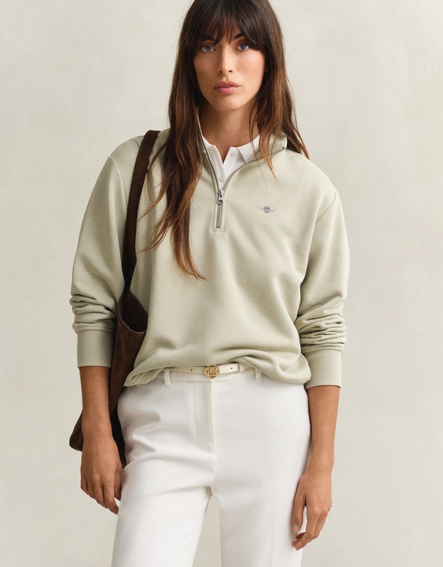 Gant - Shield Half Zip Sweatshirt
